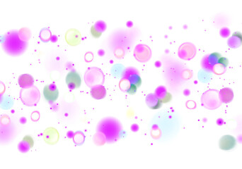 Colorful Bokeh overlay PNG christmas background, Abstract blurred Bokeh glowing glittering colorful new year background, transparent background 