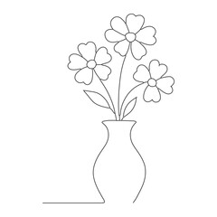 vase with flowers