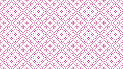 Fototapeta premium 星付き七宝紋（背景透過・赤紫色）