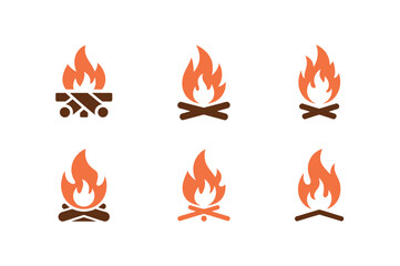 Outdoor Campfire Line Design  