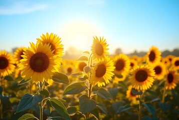 Obraz premium sunflowers-3