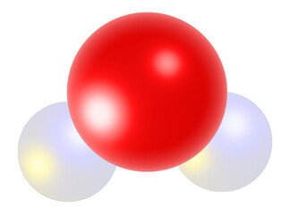 Molecular Glow: H₂O in 3D. Holographic Molecular Models: Visualizing Water and Carbon Dioxide. Graphic image materials that can be used in chemistry classes