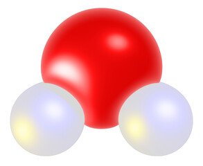 Molecular Glow: H₂O in 3D. Holographic Molecular Models: Visualizing Water and Carbon Dioxide. Graphic image materials that can be used in chemistry classes