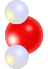 Molecular Glow: H₂O in 3D. Holographic Molecular Models: Visualizing Water and Carbon Dioxide. Graphic image materials that can be used in chemistry classes