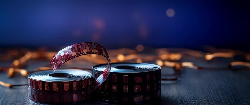 Cinematic memory preservation with vibrant light displays creating nostalgia feeling