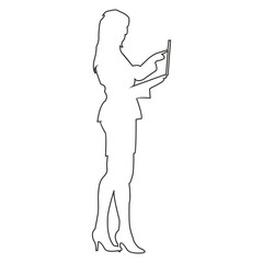 Businesswoman with Laptop