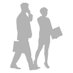 Business Professionals Walking