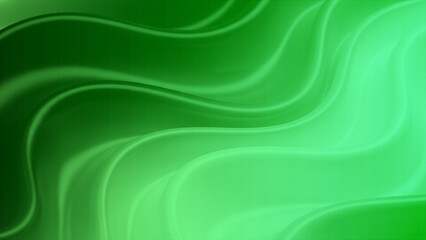 Fototapeta premium Abstract green flowing gradient background smooth wave pattern modern design for wallpaper and graphic design projects
