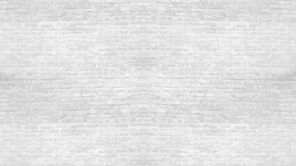 Kitchen wallpaper concept: Close up modern white brick tiles wall texture background, White brick wall texture background for stone tile block in grey light color wallpaper modern interior.