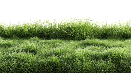 Fototapeta premium Lush green grass field seamless texture nature lawn