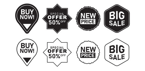 Promotion sale poster banner collection. Sale, discount, best price, special offer