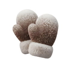 Cozy warm winter mittens for cold weather snow activities and outdoor fun