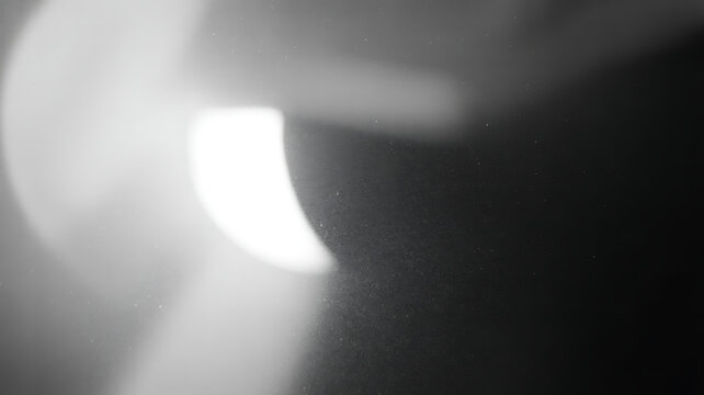 Abstract black and white light and shadow play