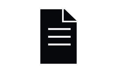 Document File Icon: Simple Design for Data and Paperwork