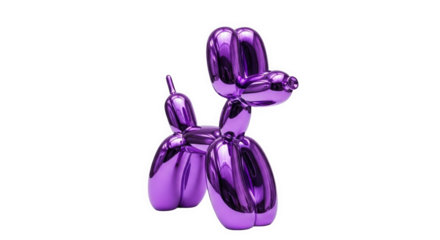 Purple Balloon Dog Vector Art, PNG transparent background images 