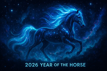 The evolution of an idea, a conceptual image of paper origami horses transforming into a real, dynamic running steed