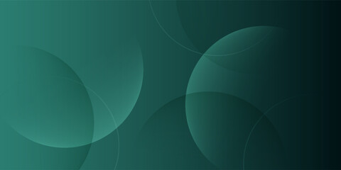 Dark green background with overlapping circular shapes. The background is smooth and gradient, featuring green and black tones.
