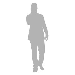Businessman silhouette