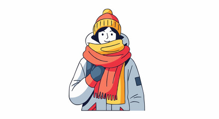 young woman with backpack