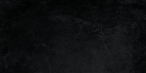 grunge and grainy old stained empty smooth polished abstract Black wall texture rough background dark concrete floor or old grunge background.