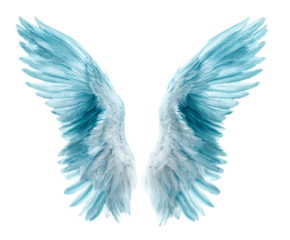 Serenity Floats On Soft Azure Wings