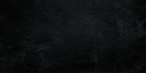 grunge and grainy old stained empty smooth polished abstract Black wall texture rough background dark concrete floor or old grunge background.