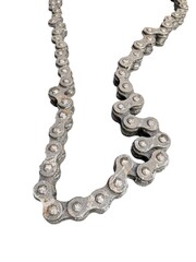 metal chain isolated on a white background