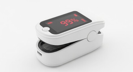 Compact digital finger pulse oximeter for health monitoring