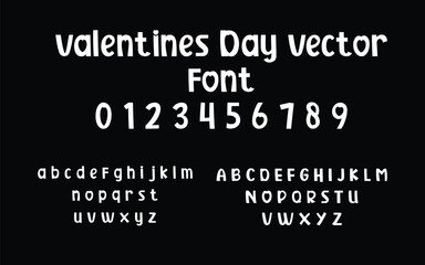 Vector Lettering: Rounded All-Caps and Lowercase Font Set