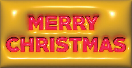 Merry Christmas 3d background design, a Glowing neon casino sign shining at night