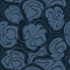 Seamless flower pattern. Abstract pattern. Textile print pattern