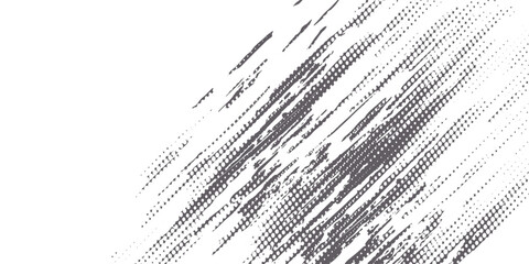 Obraz premium Tire tracks background for rally, drift, motocross, off-road and other auto and motorsport. Black tire marks on a white background with a worn effect and splashes of dirt..