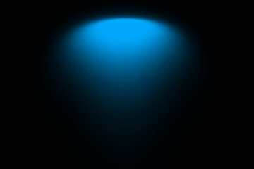 Azure Spotlight on Darkness Glowing Elegance Minimalist Backdrop Illuminating Gradient Effect