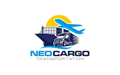 Illustration graphic vector of express logistic and delivery logo design template