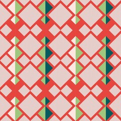 seamless geometric pattern with geometric shapes