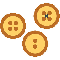 Obraz premium Cloth Button Icon