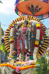 Procession of Lord Murugan in tamilnadu