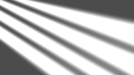 Obraz premium Diagonal window shadow overlay. Photorealistic transparent shadows