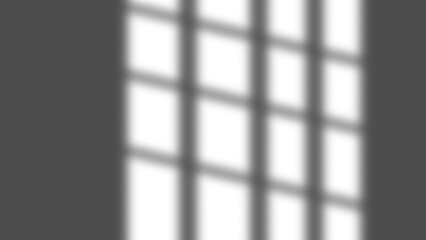 Diagonal window shadow overlay. Photorealistic transparent shadows