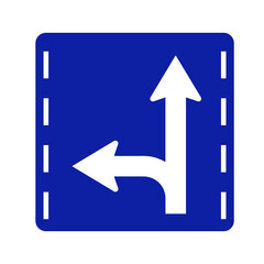 Signs-requiring-you-to-go-straight-or-turn-left-only