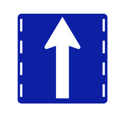 The-sign-requires-you-to-go-straight.-No-left-or-right-turns-are-allowed.