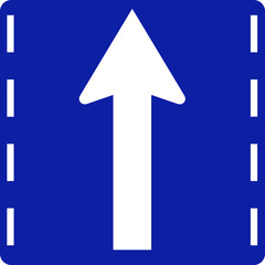 The-sign-requires-you-to-go-straight.-No-left-or-right-turns-are-allowed.