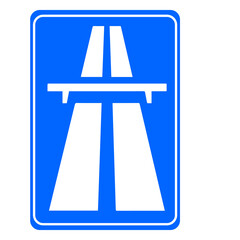 This-sign-is-used-to-indicate-or-indicate-the-entrance-to-an-expressway-or-highway.