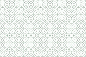 Soft Green Interlocking Geometric Pattern Background for Textures, Design, and Wallpaper