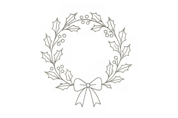 Gray laurel wreath border transparency, presenting oval frame with bow for awards, success, and celebration design