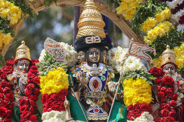 Procession of Lord Murugan in tamilnadu