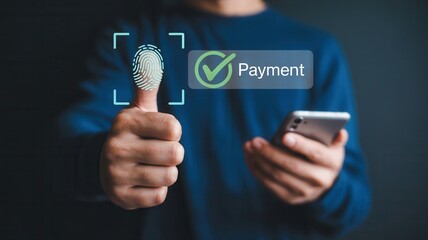 Securely authorize seamless payments with advanced biometric fingerprint scanning technology on your mobile device