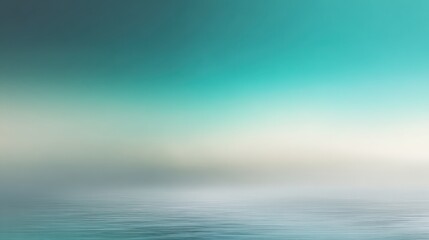 Obraz premium Tranquil Seascape with Gentle Waves and Soft Blue Gradient Sky