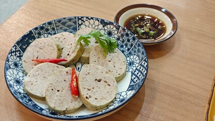 Vietnamese pork sausage or white pork sausage.