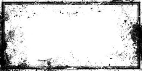 Abstract old grunge frame wall texture background .black cement surface and dirty cracked design .stucco vector ink border splatter illustration and stain silhouette concept .